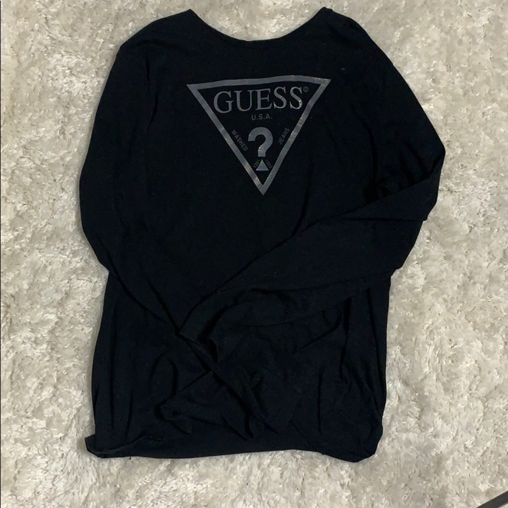 Guess long sleeve logo